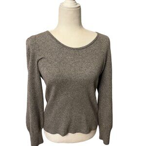 U-Knit Pure Cashmere Sweater Size Small Beige